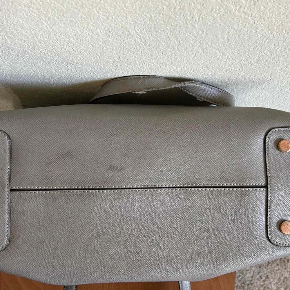 Michael Kors Houston Double Zip Crossgrain Leather Satchel